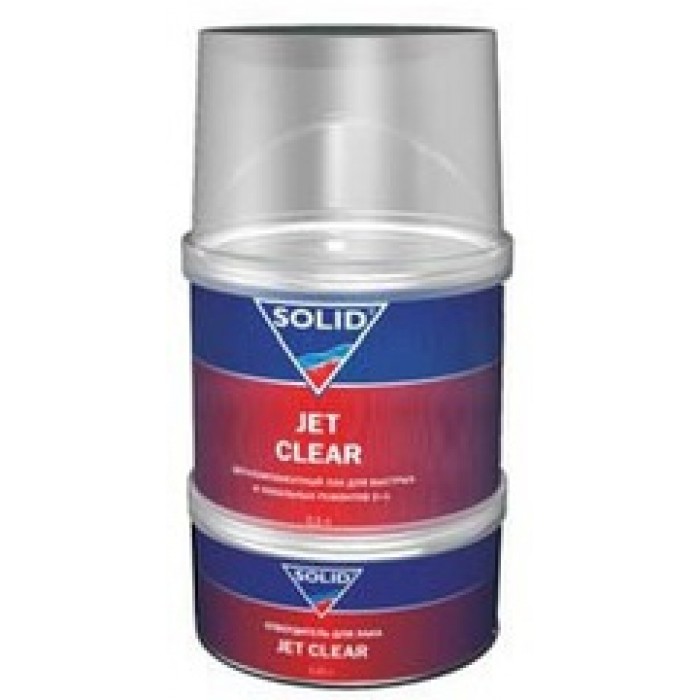 Solid hs. Лак 2к Jet Clear (комплект) Solid. Солид полиуретановый лак. Лак 2к Solid Basic Clear 1л+0.5отв..